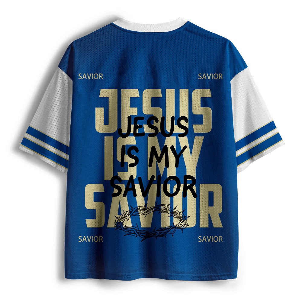 Jesus Is My Savior Christian Mesh Jersey