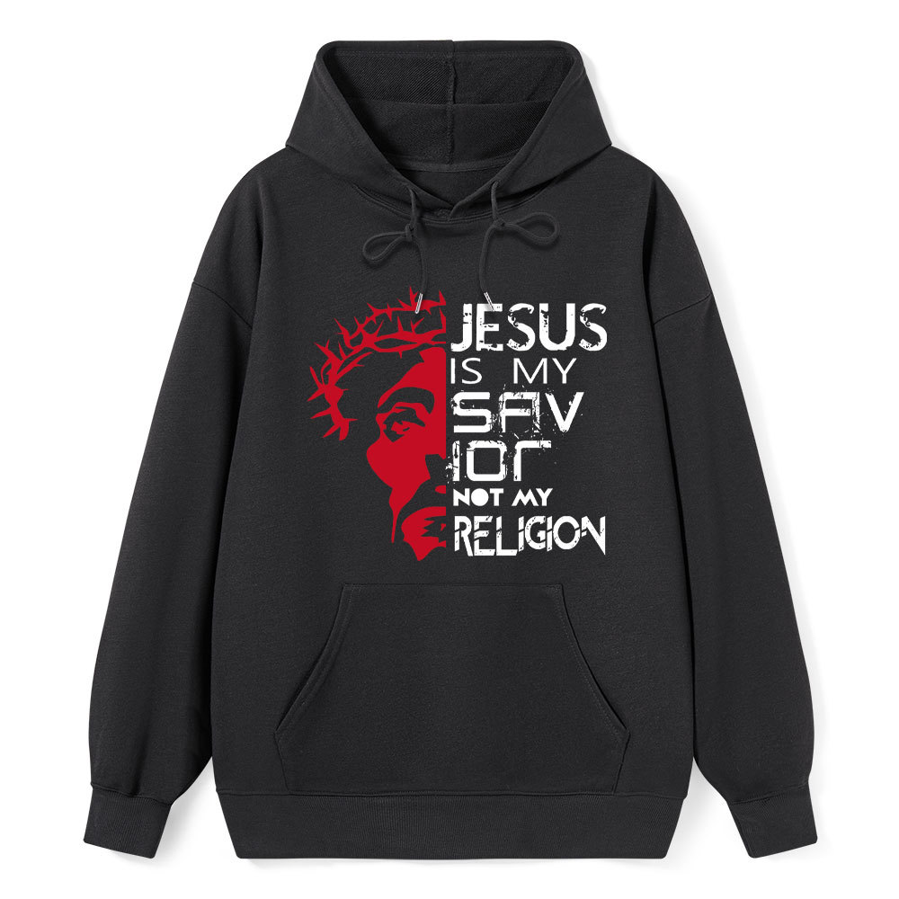 Jesus Is My Savior Not My Religion Christian Hoodie Sale - GuidingCross