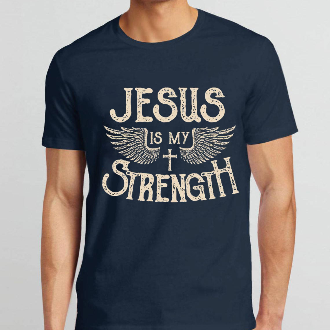 Jesus Is My Strength Christian T-Shirt