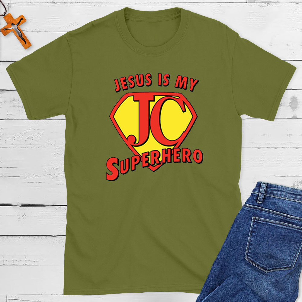 Jesus Is My Superhero Christian T-Shirt
