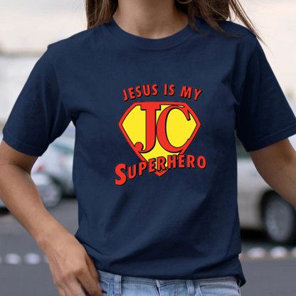 Jesus Is My Superhero Christian T-Shirt