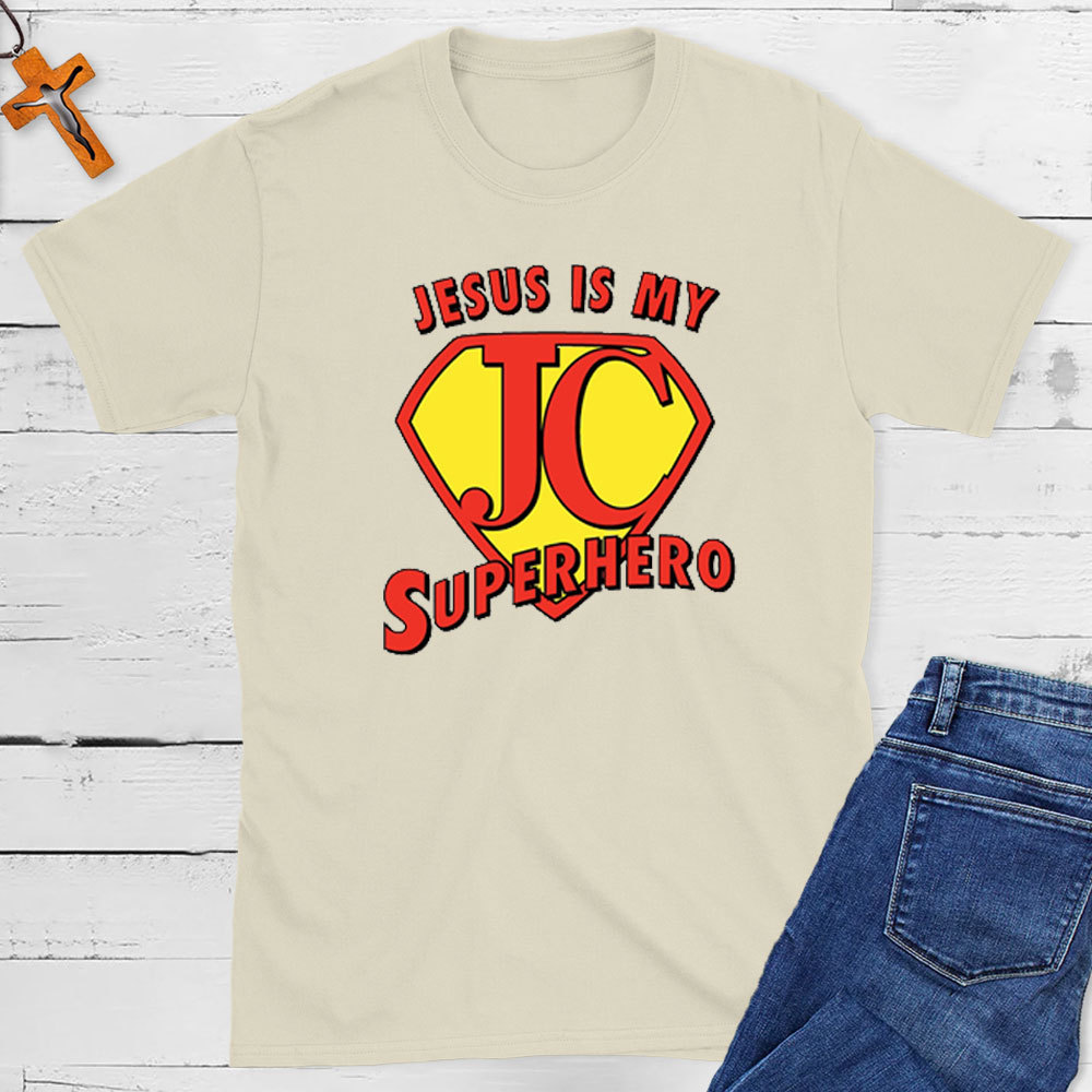 Jesus Is My Superhero Christian T-Shirt