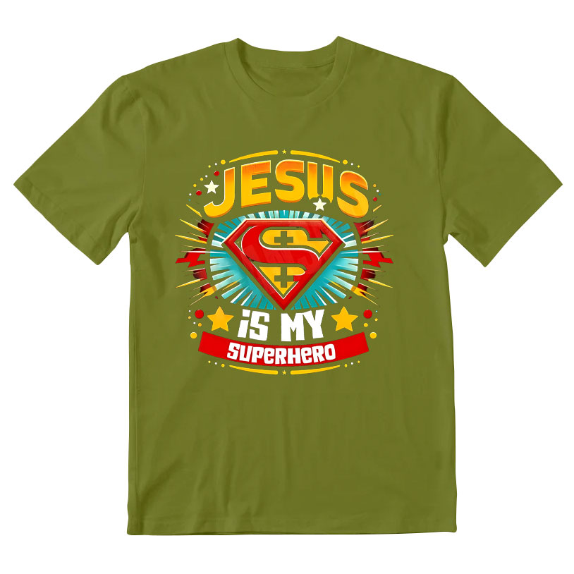 Jesus Is My Superhero Christian T-Shirt