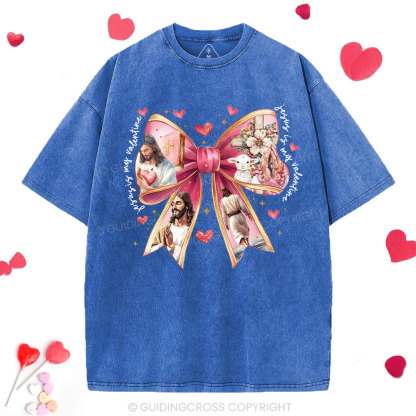 Jesus Is My Valentine Washed T-Shirt