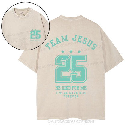 Jesus Is Our Savior Christian Washed T-Shirt