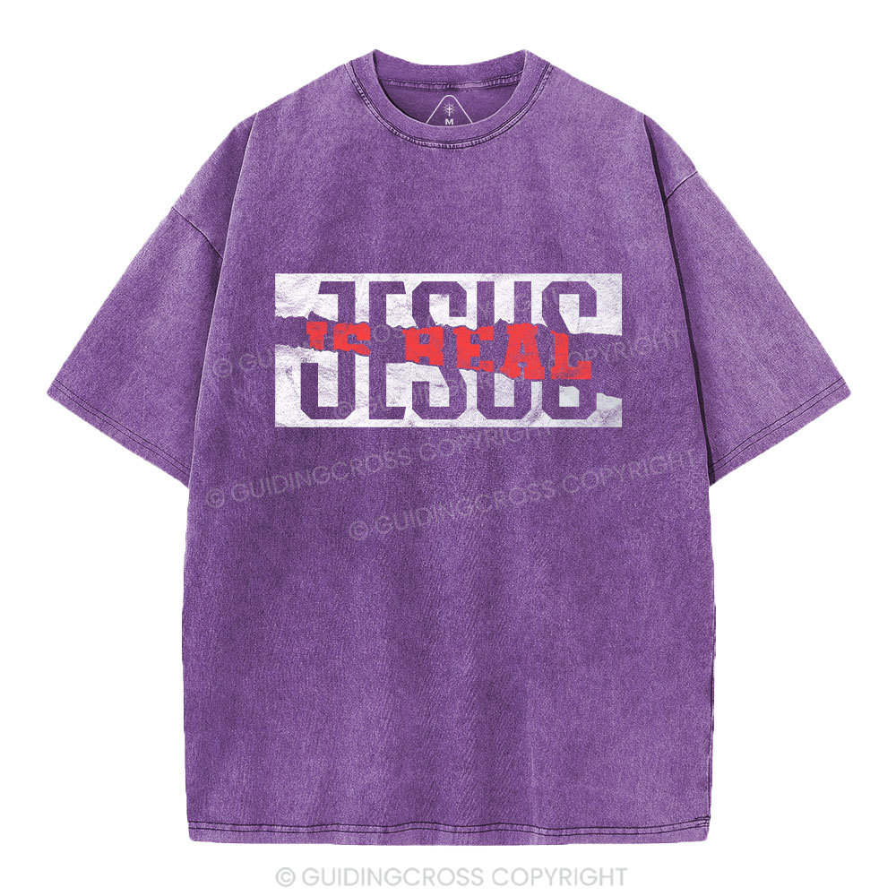 Jesus Is Real Washed T-Shirt