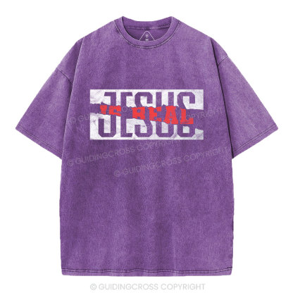 Jesus Is Real Washed T-Shirt