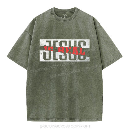 Jesus Is Real Washed T-Shirt
