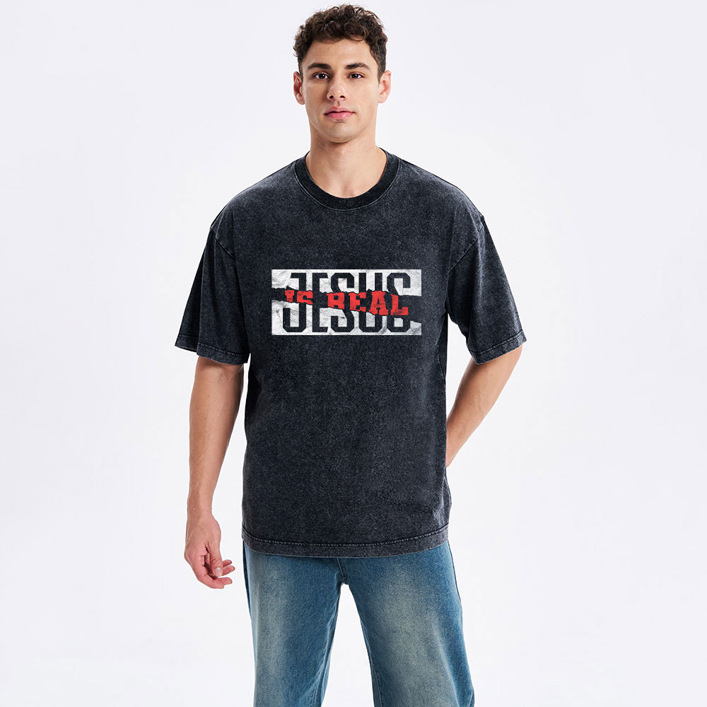 Jesus Is Real Washed T-Shirt