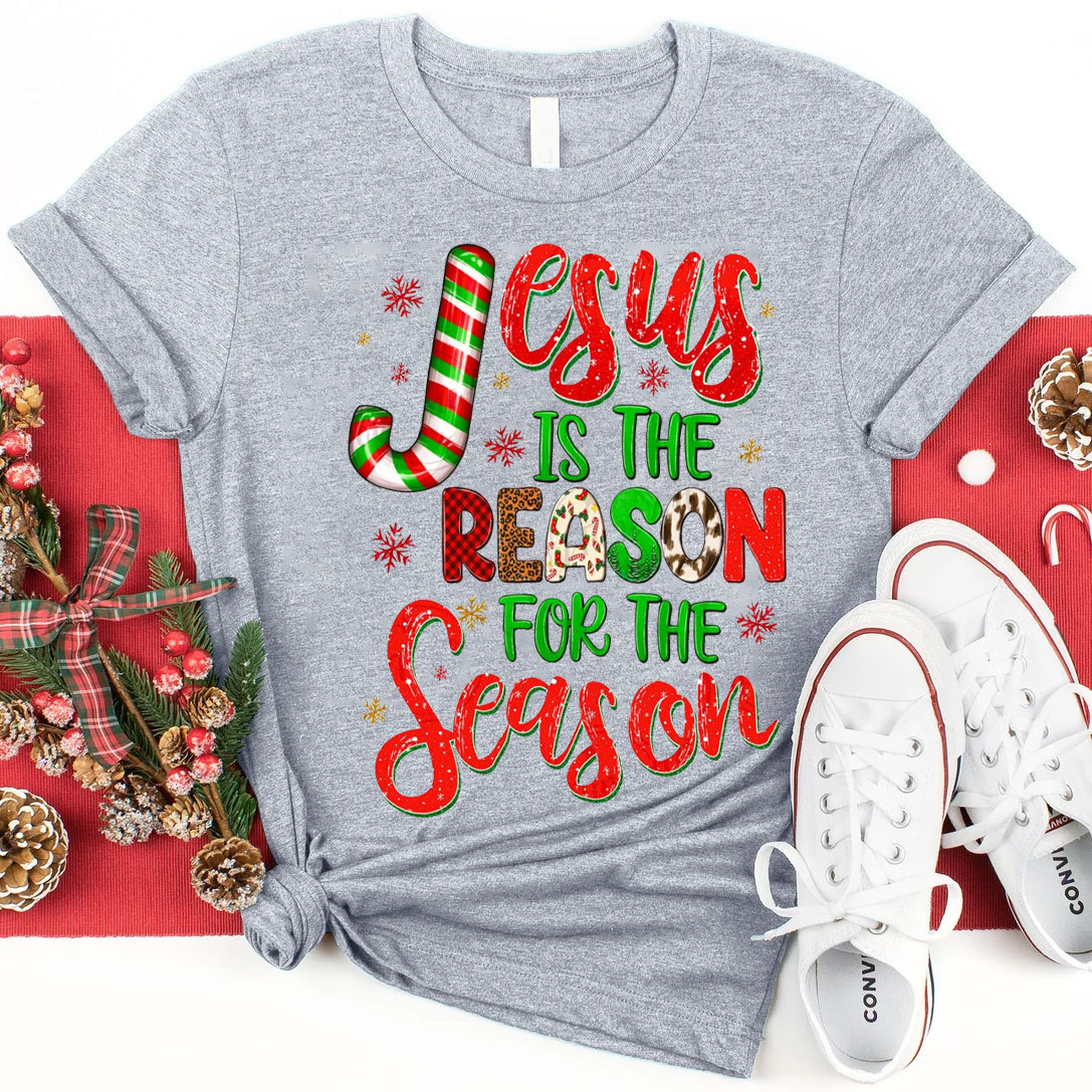 Jesus Is Reason For The Season Christian Christmas T-Shirt
