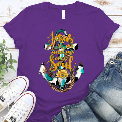 Jesus Is The Anchor Of My Soul Christian T-Shirt