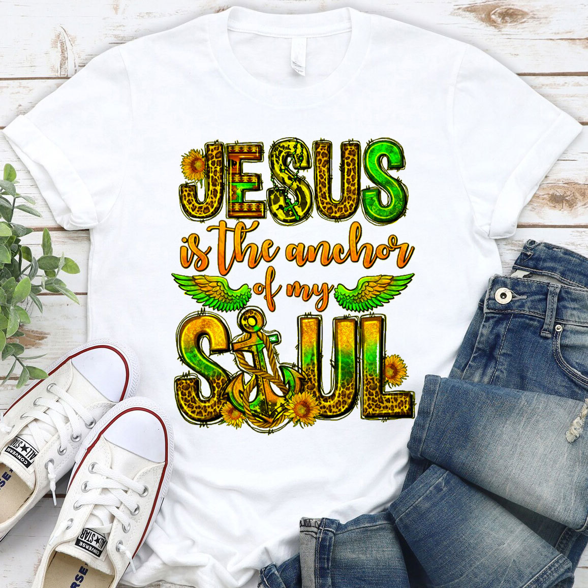 Jesus Is The Anchor Of My Soul Christian T-Shirt