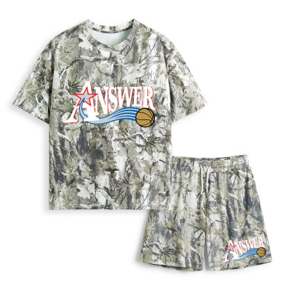 Jesus Is The Answer Christian Camo T-Shirt & Shorts