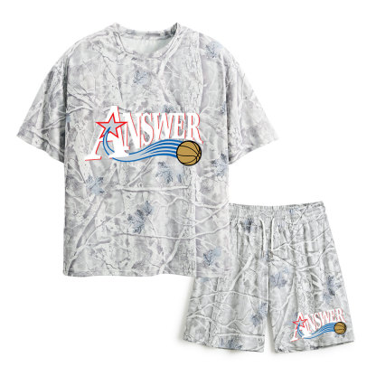 Jesus Is The Answer Christian Camo T-Shirt & Shorts