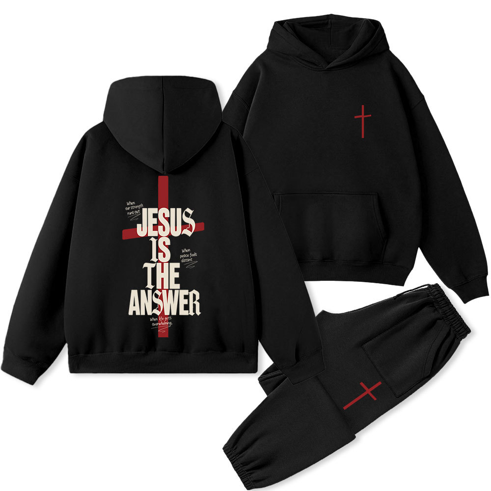 TH-Sample Christian Premium Fleece Hoodie Set Sale - GuidingCross
