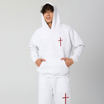 Jesus Is The Answer Christian Premium Fleece Hoodie Set