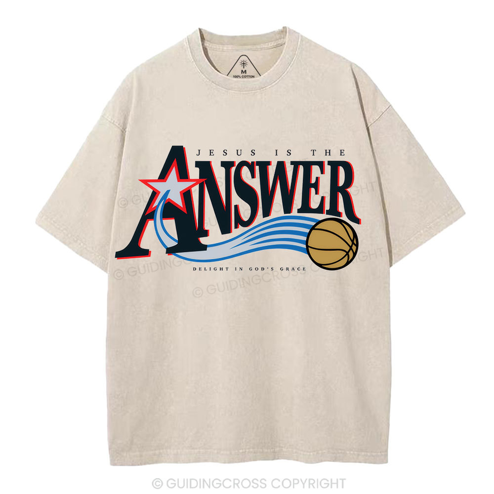 Know Jesus Know Peace Christian Washed T-Shirt Sale - GuidingCross