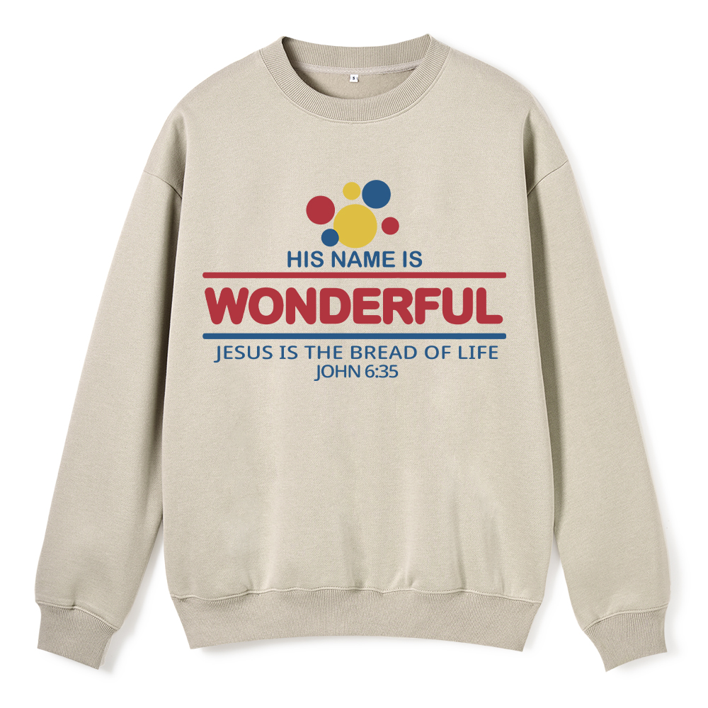 Jesus Is The Bread Of Life Christian Fleece Sweatshirt Sale - GuidingCross