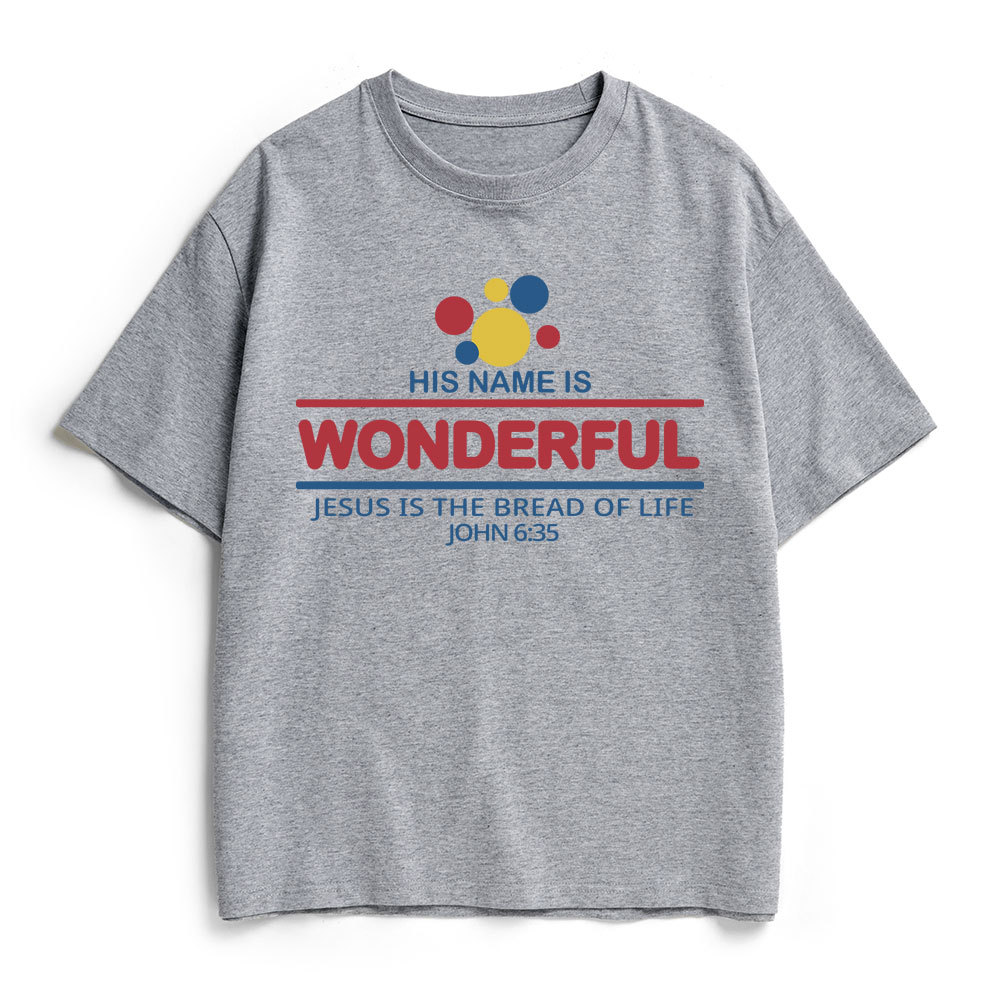 Jesus Is The Bread Of Life Christian Heavy Cotton T-Shirt