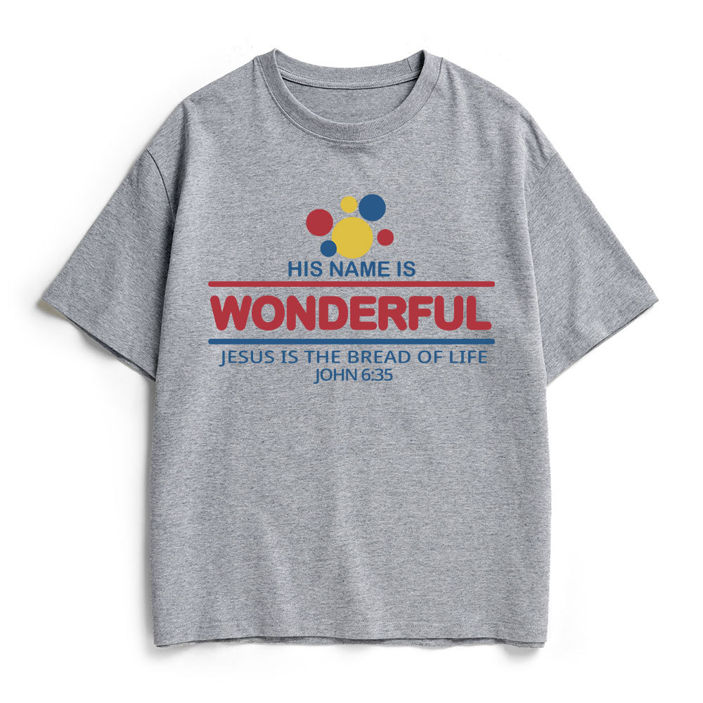 Jesus Is The Bread Of Life Christian Heavy Cotton T-Shirt