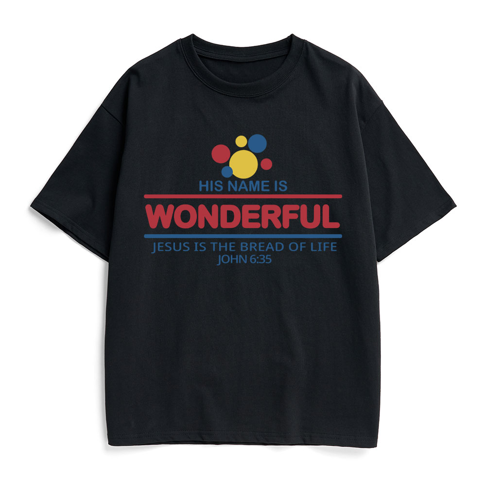 Jesus Is The Bread Of Life Christian Heavy Cotton T-Shirt