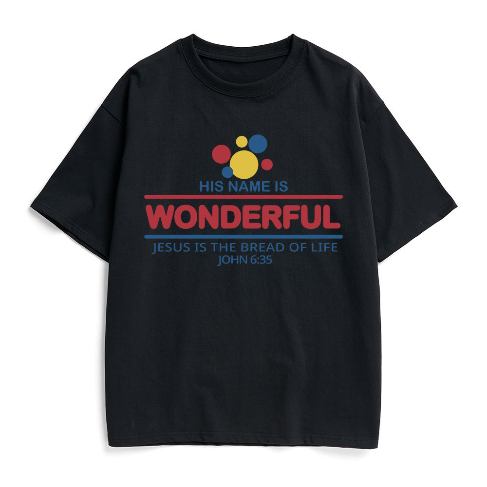 Jesus Is The Bread Of Life Christian Heavy Cotton T-Shirt