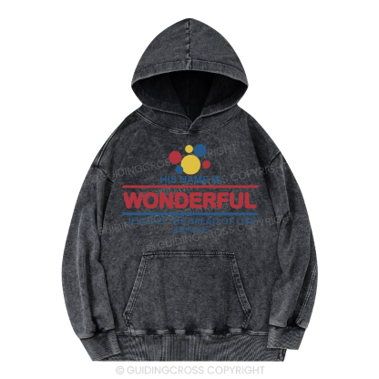 Jesus Is The Bread Of Life Christian Washed Hoodie