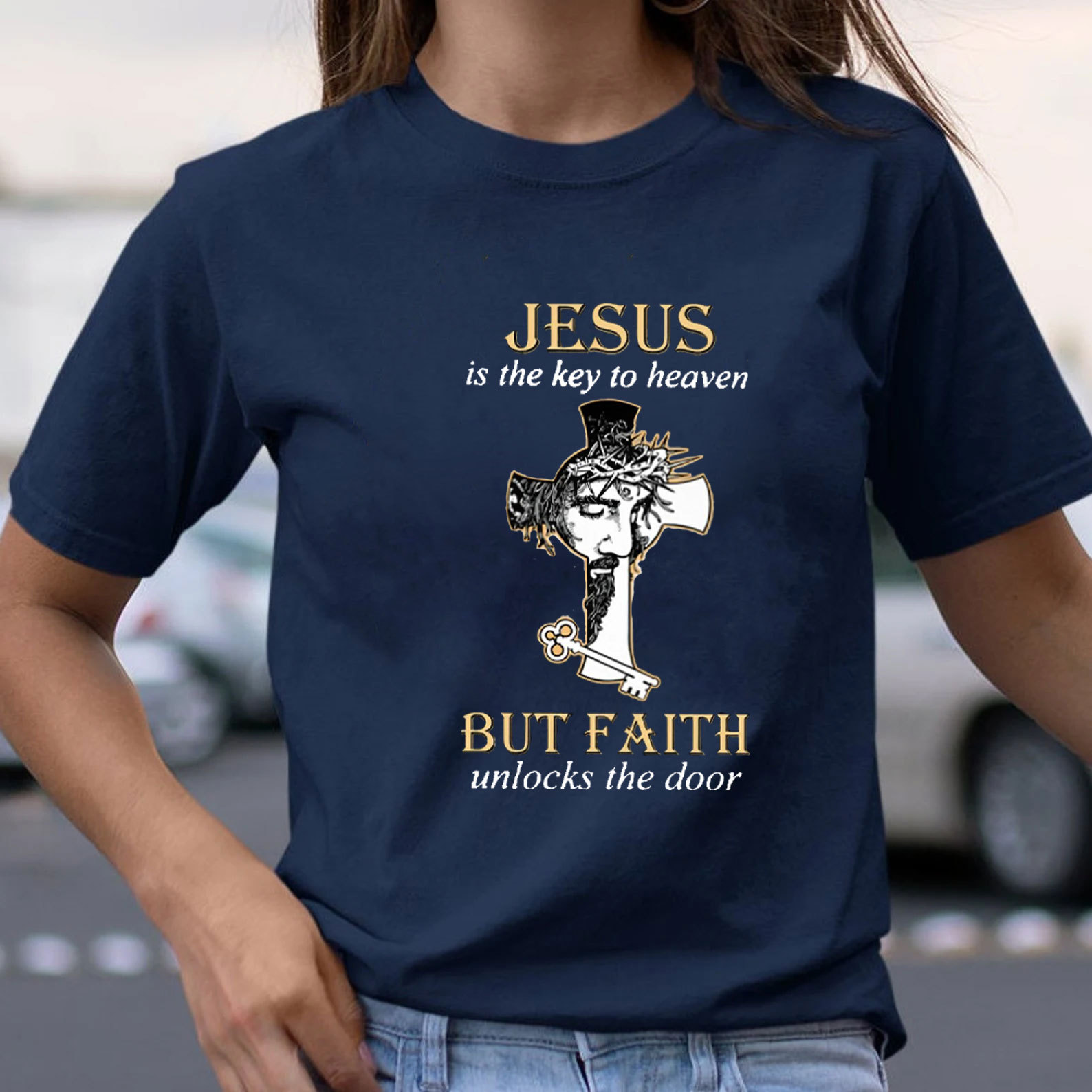 Jesus Is The Key To Heaven Christian T-Shirt