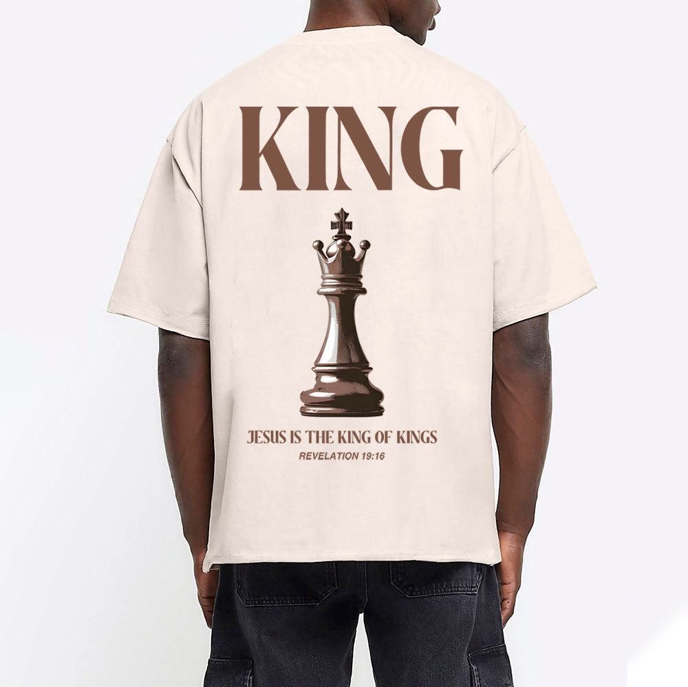 Jesus Is The King Of Kings Christian Washed T-Shirt