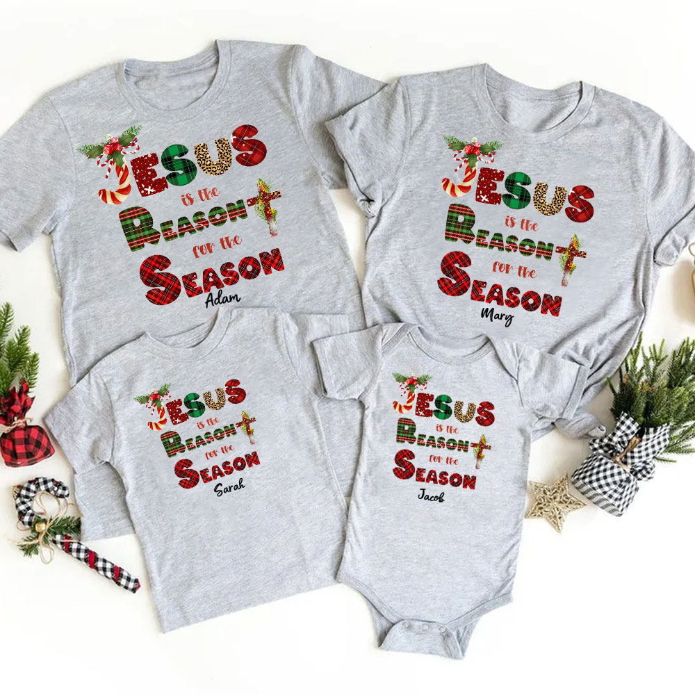 A Thrill Of Hope The Weary World Rejoice Christmas Family Matching Shirts Sale - GuidingCross