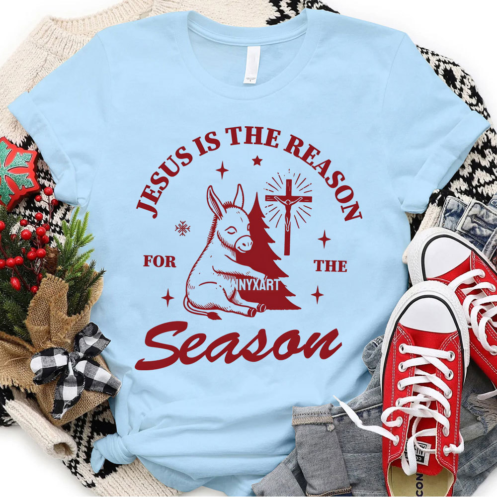 Jesus Is The Reason Christian Christmas T-Shirt