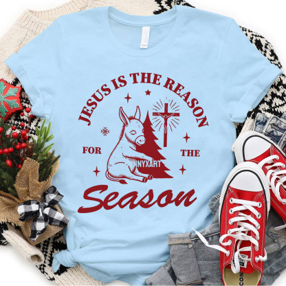 Jesus Is The Reason Christian Christmas T-Shirt