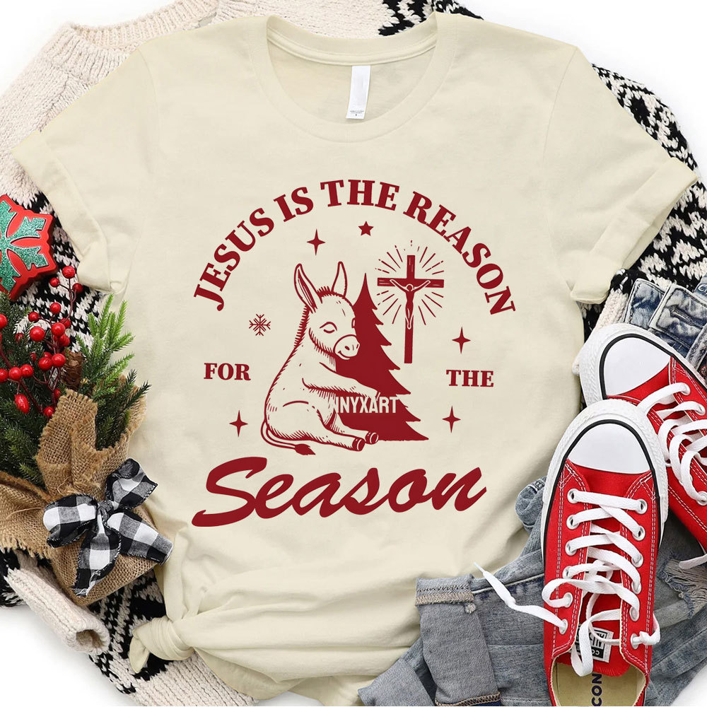 Jesus Is The Reason Christian Christmas T-Shirt