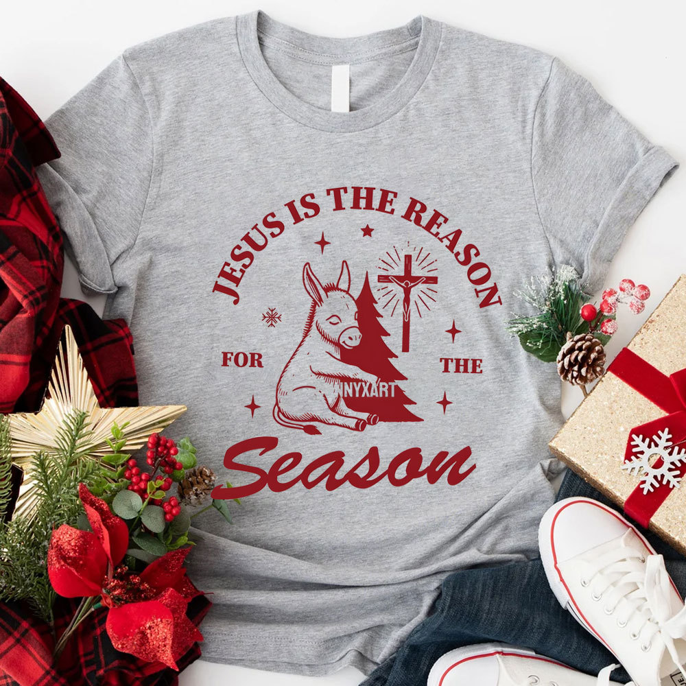 Jesus Is The Reason Christian Christmas T-Shirt
