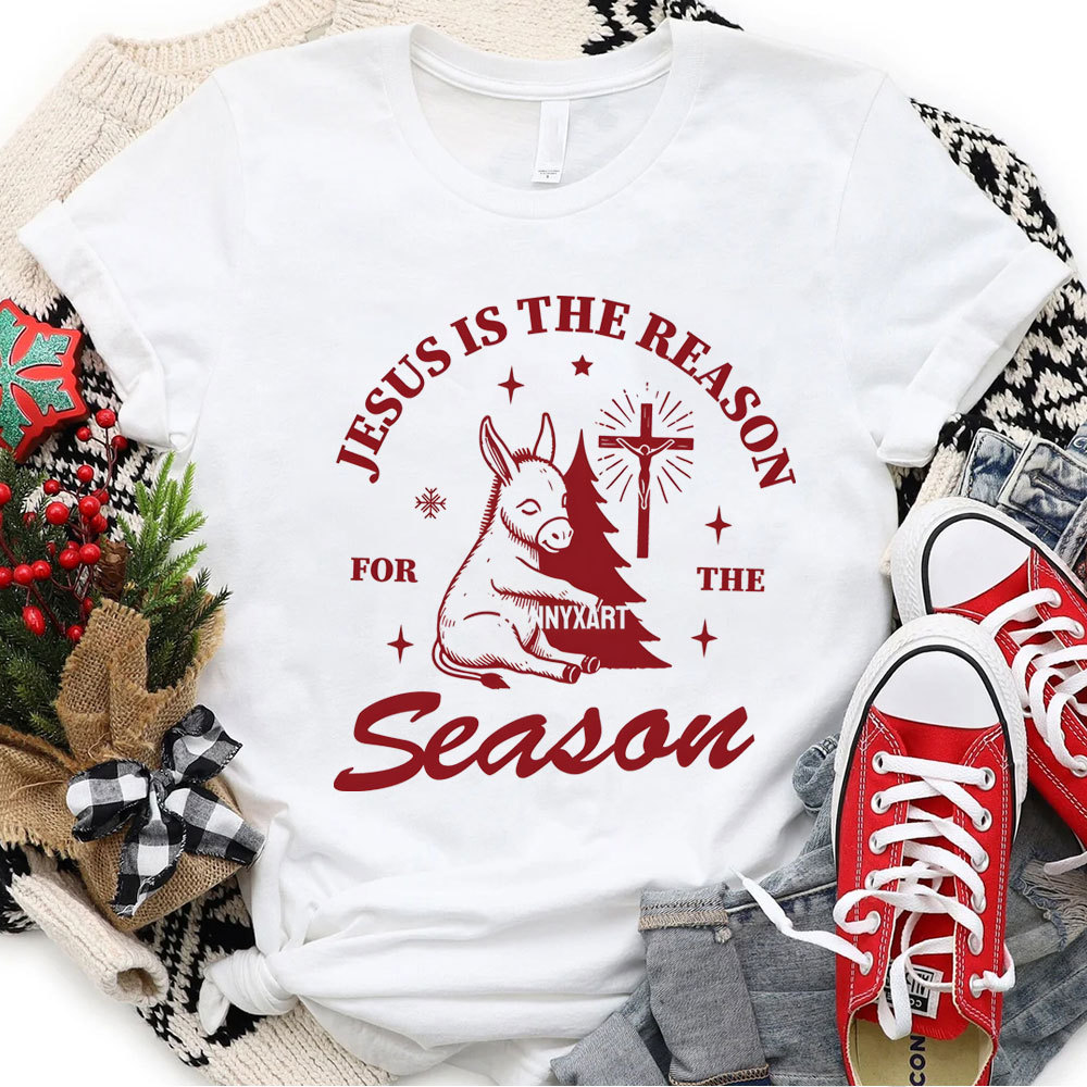 Jesus Is The Reason Christian Christmas T-Shirt