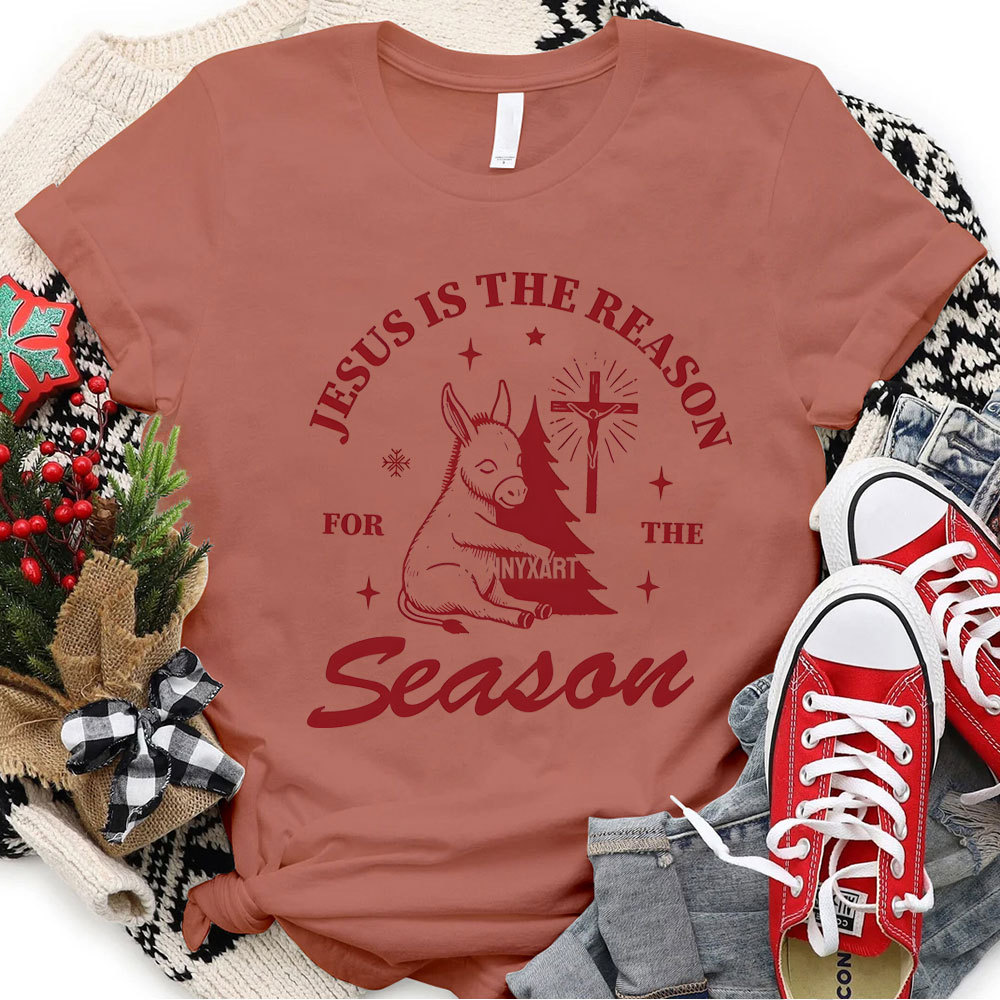 Jesus Is The Reason Christian Christmas T-Shirt