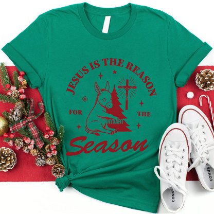 Jesus Is The Reason Christian Christmas T-Shirt