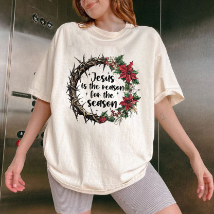 Jesus Is The Reason Christian  Washed T-Shirt