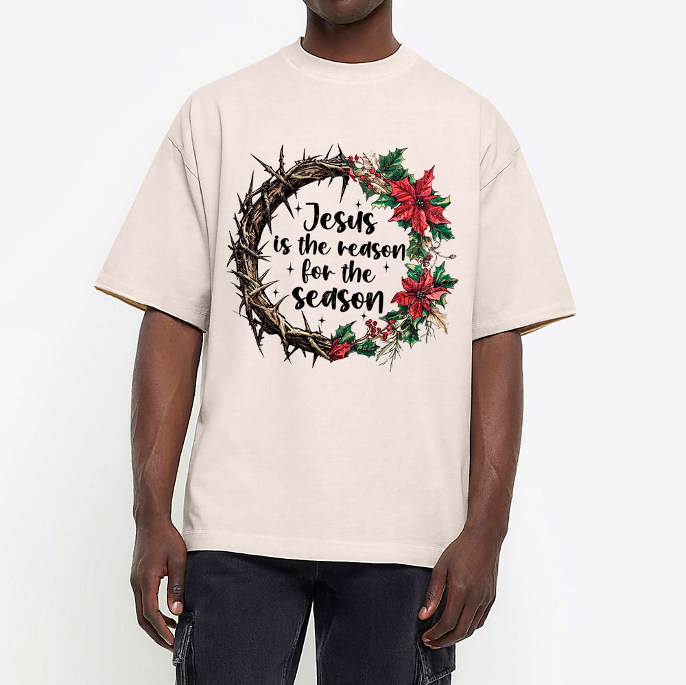 Jesus Is The Reason Christian  Washed T-Shirt