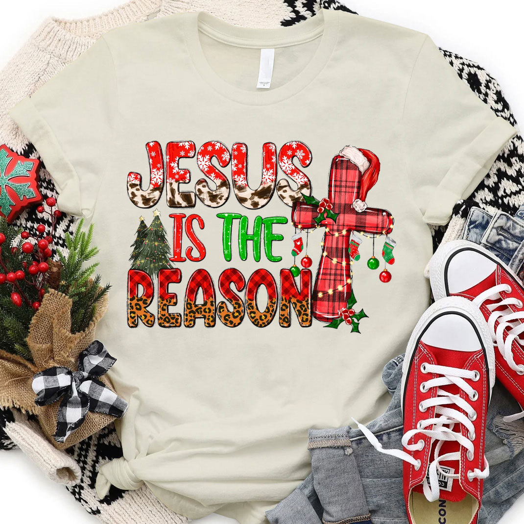 Jesus Is The Reason Christmas Christian T-Shirt