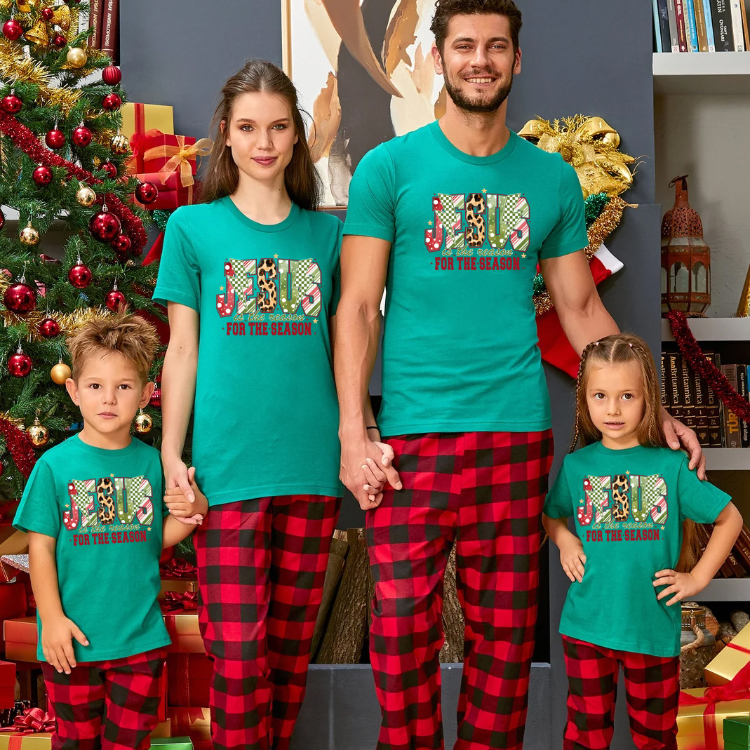 Jesus Is The  Reason Christmas Family Matching Shirts