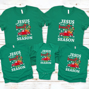 Image of Jesus Is The Reason For Seanson Matching Shirts