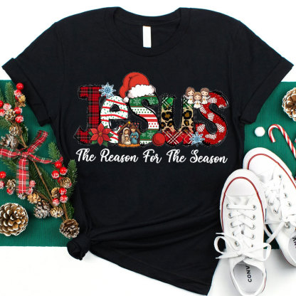 Jesus Is The Reason For The Season Christmas Christian T-Shirt