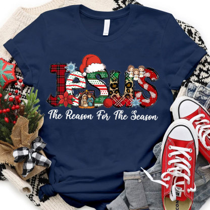 Jesus Is The Reason For The Season Christmas Christian T-Shirt