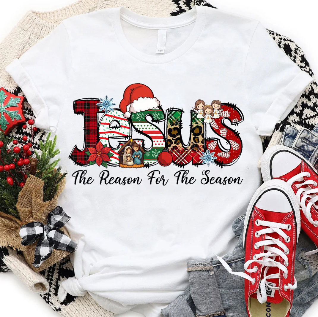 Jesus Is The Reason For The Season Christmas Christian T-Shirt