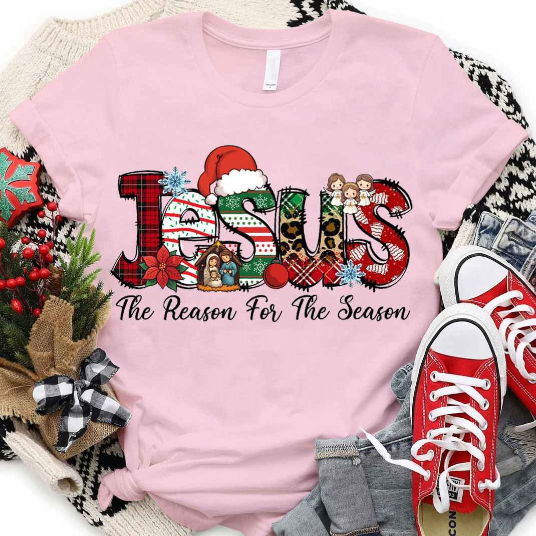 Jesus Is The Reason For The Season Christmas Christian T-Shirt