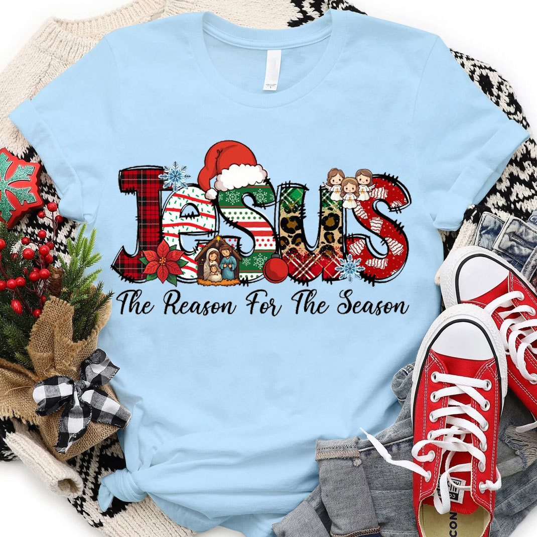 Jesus Is The Reason For The Season Christmas Christian T-Shirt