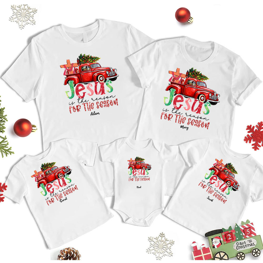 A Thrill Of Hope The Weary World Rejoice Christmas Family Matching Shirts Sale - GuidingCross