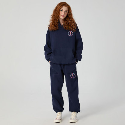 Jesus Is The Reason For The Season Christian Christmas Premium Fleece Hoodie Set