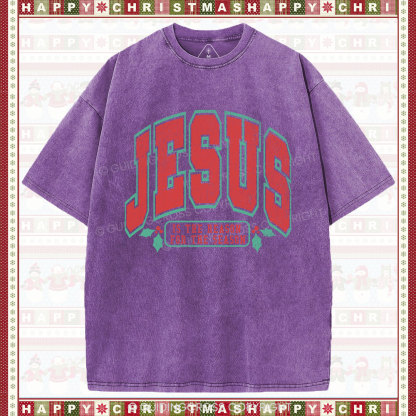 Jesus Is The Reason For The Season Christian  Washed T-Shirt